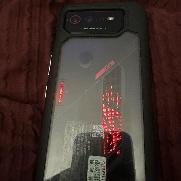 USED - Asus ROG Phone 6 Ai2201
512GB 16GB RAM Gaming (Factory
Unlocked) 50MP - Picture 4 of 5